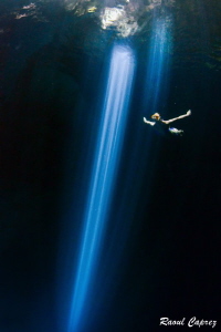 Through the laser by Raoul Caprez 